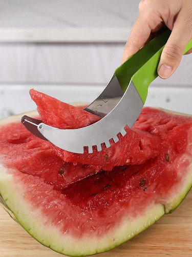 Watermelon Slicer Fruit Cutter Kitchen Stainless Steel Watermelon Cutter - Picture 14 of 17