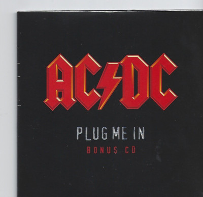 AC/DC ''Plug Me In'' 2 Track Bonus CD Cardsleeve RARE sealed