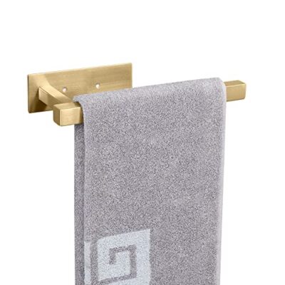 Inch Self Adhesive Hand Towel Holder Rustproof Wall Towel Rack for  Bathroom