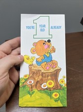 Vintage American Greetings Birthday Card Unused Made In USA No Envelope 1975