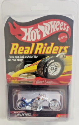 2007 Hot Wheels Real Riders Blast Lane Motorcycle Series 6 #6635/11000 Mint Card
