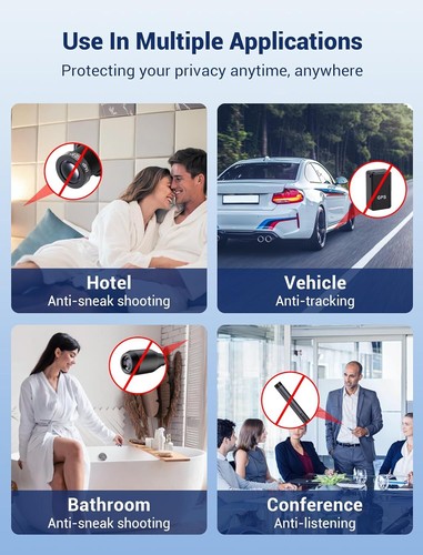 Pro versteckte Kamera Detektor GPS Tracker Anti Spionage Cam Finder für Büro Auto Hotel - Bild 6 von 8