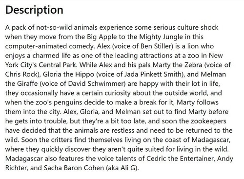 Madagascar (DVD,2005,Widescreen) Ben Stiller, Chris Rock, Cedric the Entertainer - Picture 6 of 15