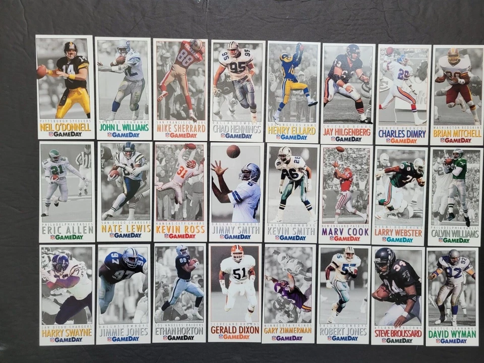 1992 FLEER GAMEDAY FOOTBALL CARDS You Pick #251 to #500 Nr Mt-Mint Tall Boy - Image 3 of 4