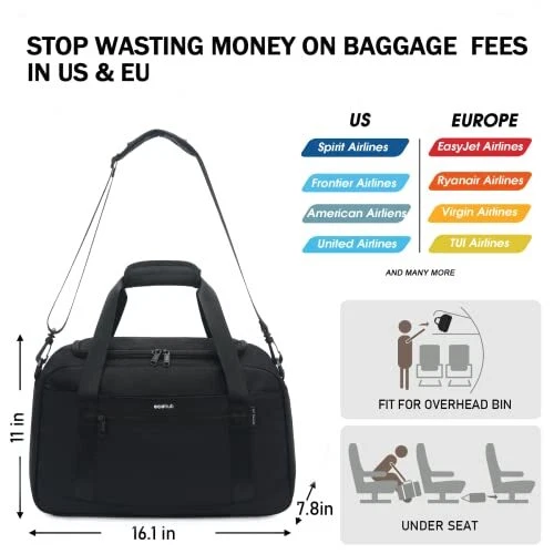 Weekender bag as personal item Clearance