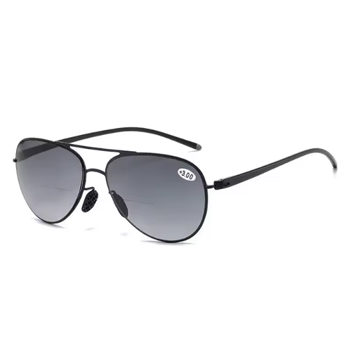 Mens Bifocal Reading Sunglasses +100 to +350 UV Protection Anti Glare Eyewear - Picture 5 of 6