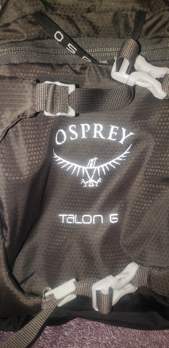 Osprey Talon 6 Mens Lumbar Hiking Pack Stealth Gray New