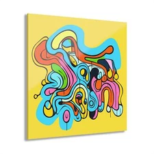 Abstract Color Sketch | Acrylic Prints