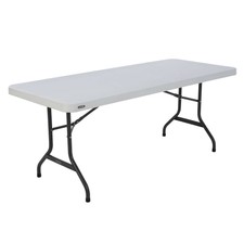 Lifetime 22301 Folding Square Card Table 37 Inch Top Almond For Sale Online Ebay