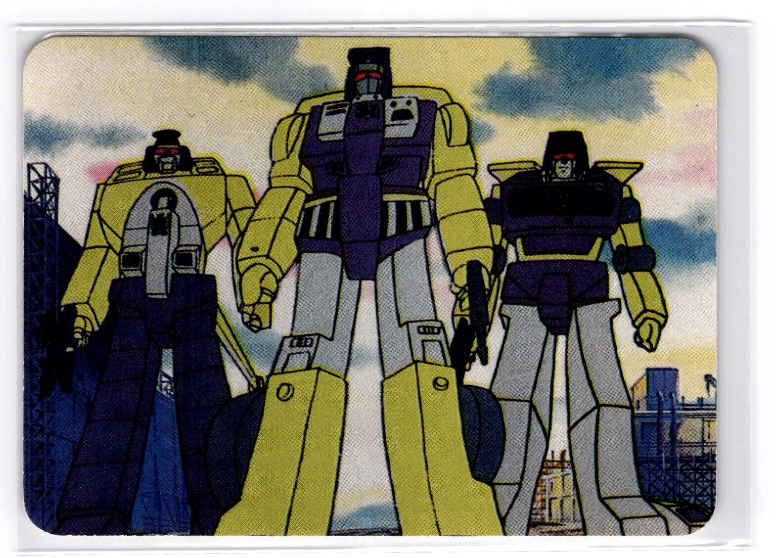 1985 Hasbro Transformers Construction Trio #171 Decepticons B