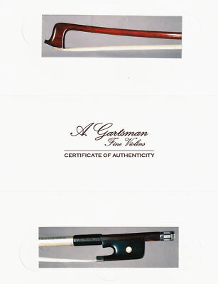 A rare old German certified violin bow by C.W. Knopf, ca. 1815