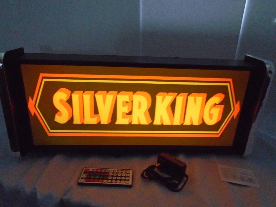 Silver King LED Display lighted sign lightbox Wall Light - Image 4 of 4