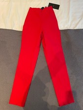 Vesper Tailored Trousers In Red
