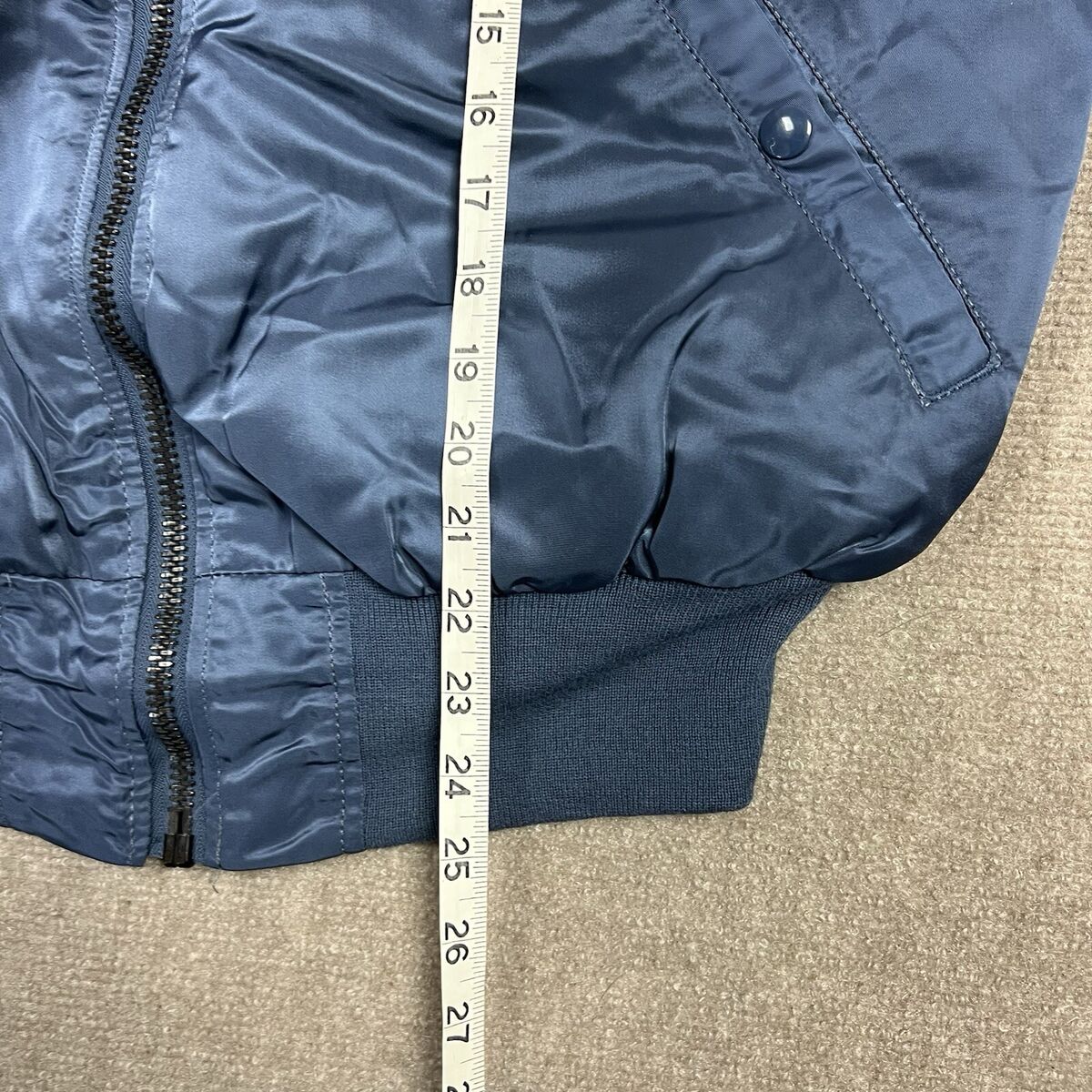 Vintage Alpha Industries B-15C Flying Bomber Jacket Mens Vintage Alpha Industries B-15C Flying Bomber Jacket Mens