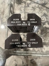 (2) Buss 2809 30A 600V Fuse Holder
