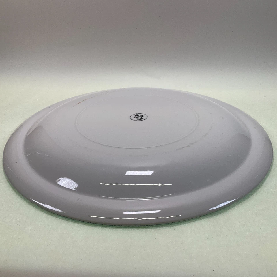 Churchill Blue Willow 12 3/4" Chop Plate - Vintage England - Image 4 of 4