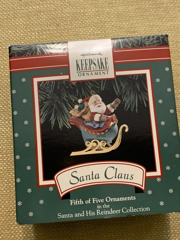 Hallmark Keepsake Ornament- Santa Claus Fifth of Five 1992