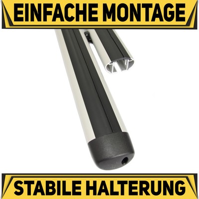 Gepäckträger Alum Grundträger Dachträger für Hyundai i30 1 I FD 5-Tür 07-12 B-3D