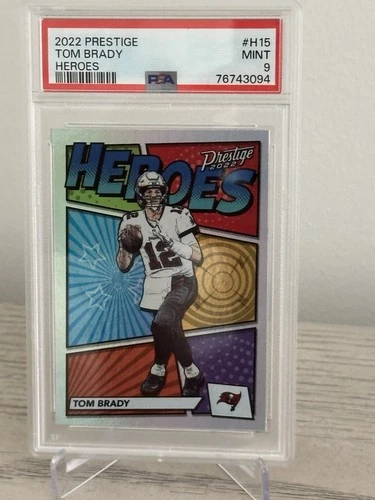 2022 Panini Prestige Heroes Tom Brady #H-15 PSA 9 Tampa Bay Buccaneers