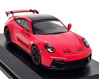 Minichamps 1/64 Porsche 911 992 GT3 Guards Red Diecast Model Car