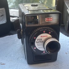 Kodak Brownie Fun Saver 8mm Cine Film Motion Picture Camera Untested Vintage USA