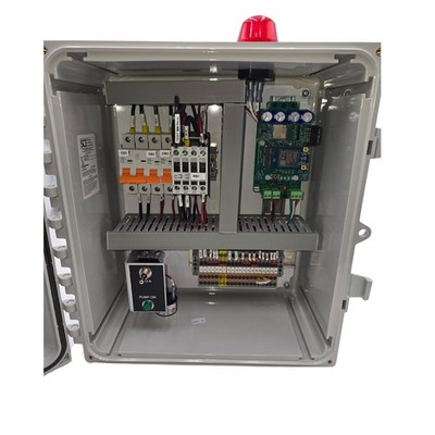 Simplex Pump Control Panel | Wi-Fi + Cellular | 120-240V | 6-10 FLA | Sump Alarm