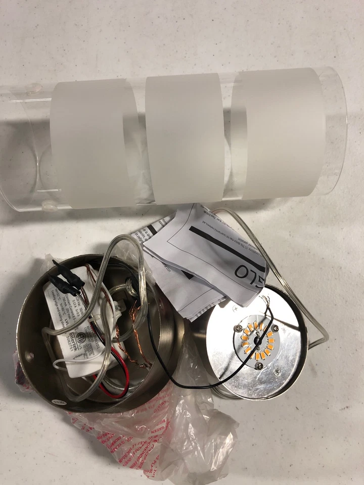 EGLO 201442A Olvero Luz Colgante LED Regulable, Níquel Satinado, 5" para Cocina Isla Foto 2 de 2