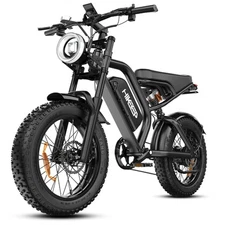 Hikeep 1000W Peak Mountain Electric Bike 20x4 fat tires 48V 15Ah Ebike for Adult