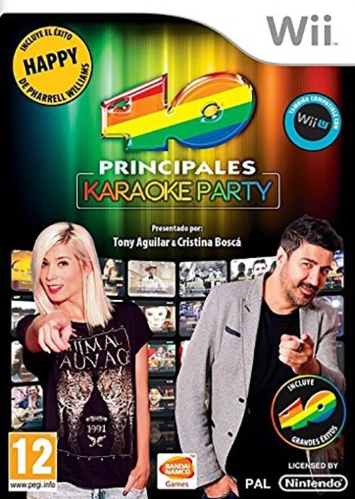Los 40 Principales: Karaoke Party - NINTENDO Wii - USADO - BUEN ESTADO