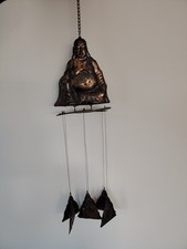 Wall Hanging Feng Shui Buddha Wind Chime Metal lightweight Wall Art Home Decor