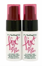MAC fix  Stay Over 24 Hour Setting Spray Mist Travel Mini 13 ml/0.44 oz Each x2