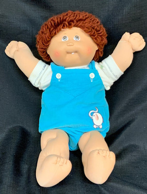 Cabbage Patch Kids Boy Doll, Bottom Marked Xavier Roberts 85, Clothes Tagged