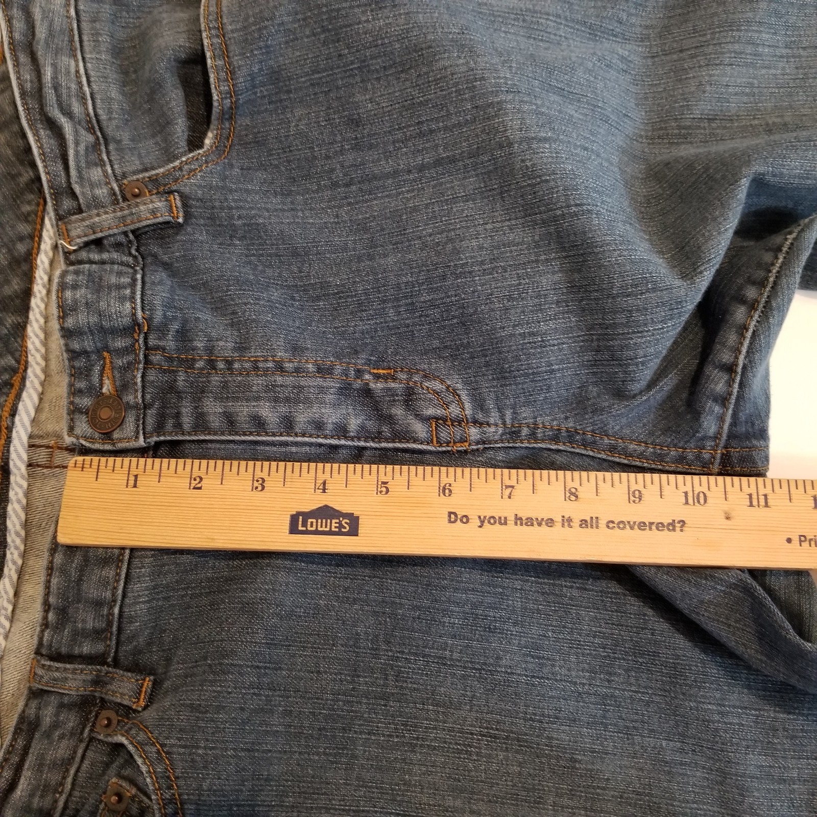 Tommy Hilfiger Jeans Women's Size 18 Bootcut Blue Denim Medium Wash 38x30 thumbnail 7