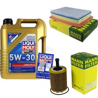 Mann Inspektionspaket 5L Liqui Moly Longlife 5W-30 FüR VW Sharan 1.9 TDI 2.8 V6