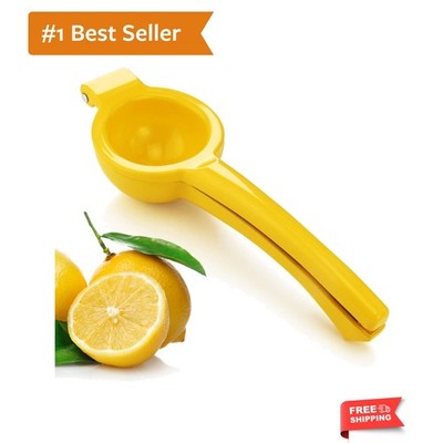 Commercial-Grade Enameled Aluminum Lemon Squeezer, Heavy Duty Citrus Juicer P...