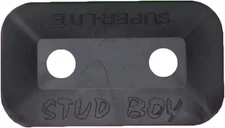 Stud Boy Super-Lite Double Backer Plates - Black Snowmobile 2461-P2-BLK