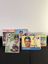 Topps 1964 Yogi Berra New York Yankees MLB Card Lot - 5 Cards #50-360