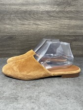 Jenni Kayne Suede Mule Slip On Shoes Womens Size 8 39 Brown