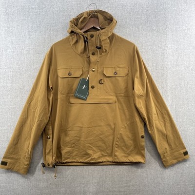 Ball and Buck Active Anorak Jacket Mens Medium Brown Windbreaker Hooded*