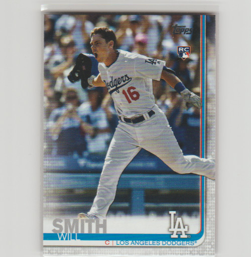 2019 Topps Update WILL SMITH Photo Variation SP RC #US199 Dodgers Short Print RC