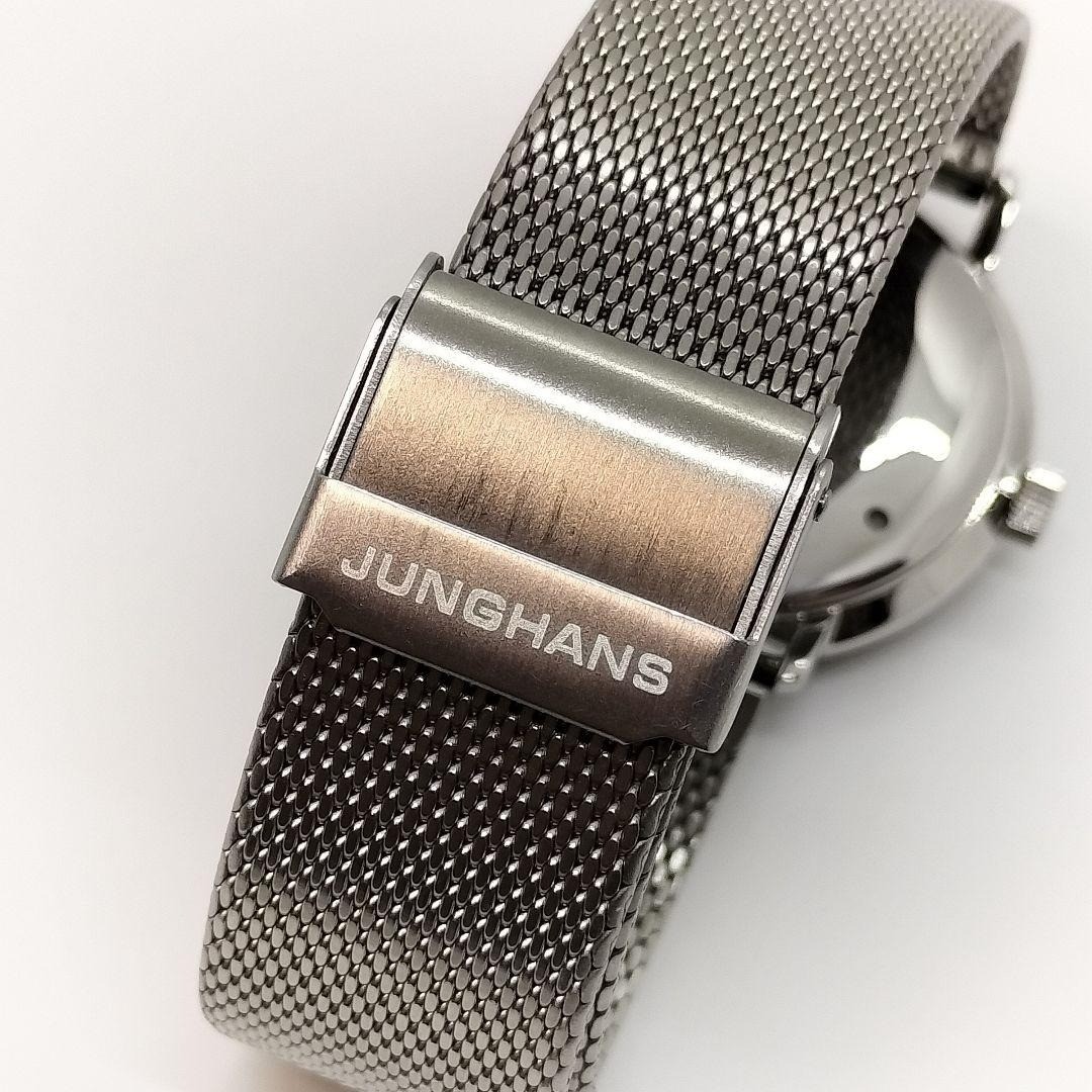 Junghans Max Bill Hand-Winding 027/3702.00M Black Dial 34mm SS