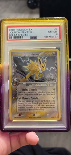 Jolteon (Delta Species) 7/113 EX Delta Species Reverse Holo (NEW CERT)