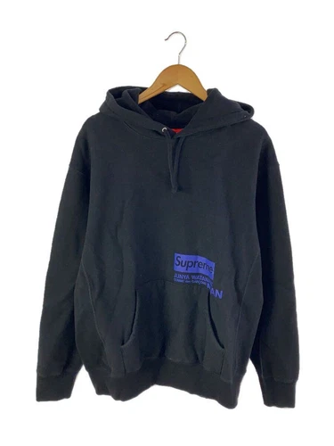 Felpa Supreme con cappuccio 21AW x JUNYA WATANABE MAN L cotone nero usata