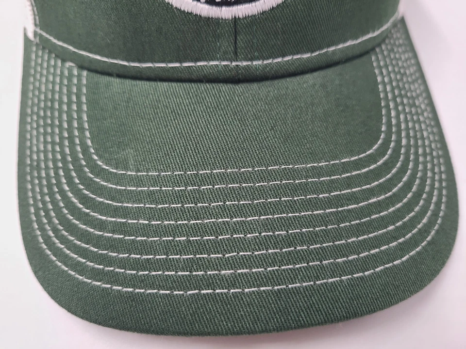Gorra Willies Distillery Ennis Montana Ouray Malla Camionero Snapback Verde Blanca Foto 3 de 4