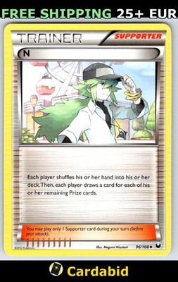 N (Supporter) - DEX #96/108 Dark Explorers Megumi Mizutani LP