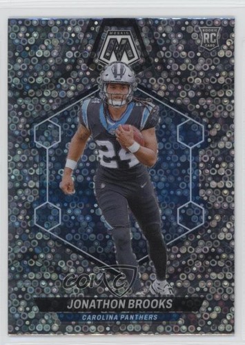 2024 Panini Mosaic Rookies No Huddle Silver Prizm Jonathon Brooks Rookie RC 1oa8