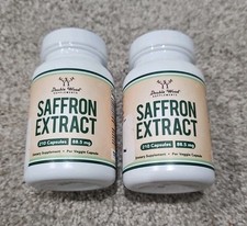 Lot Of 2 Double Wood Saffron Extract 88.5 mg   210 Count Each Exp 12/2026 2pack