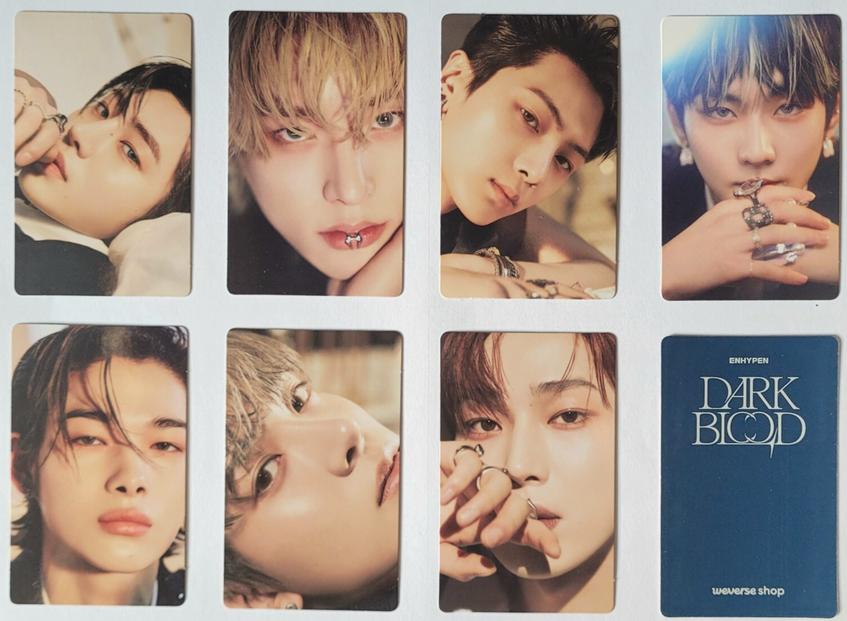 ENHYPEN DARK BLOOD OFFICIAL WEVERSE -PHOTOCARD -STANDEE ENHYPEN DARK BLOOD OFFICIAL WEVERSE -PHOTOCARD -STANDEE