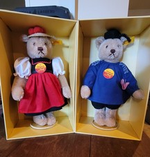 Steiff Mohair Bear The Farmer and His Wife Limited Edition with Box