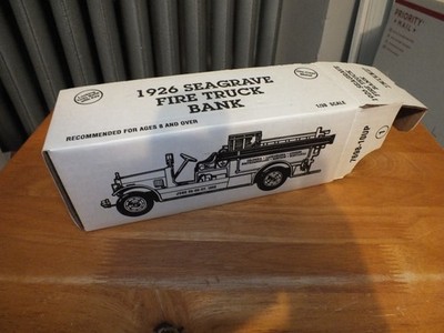 1926 SEAGRAVE FIRE TRUCK COLUMBIA LACKAWANA LUZERNE 1:30 ERTL NIB 1992
